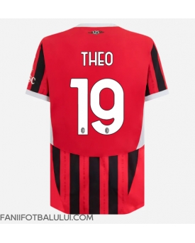 AC Milan Theo Hernandez #19 Tricou Fotbal Replică 2024-25 Barbati Acasa